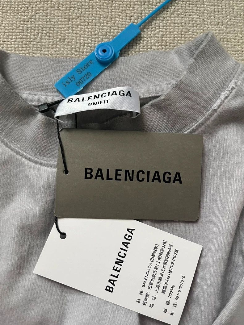 Balenciaga Balenciaga Flame Band Short Sleeve T-shirt - dmc Size US M / EU 48-50 / 2 - 4 Thumbnail