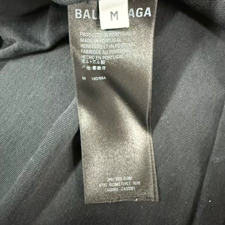 Balenciaga Balenciaga Paris Logo Short Sleeve T-shirt - dmc Size US M / EU 48-50 / 2 - 5 Thumbnail