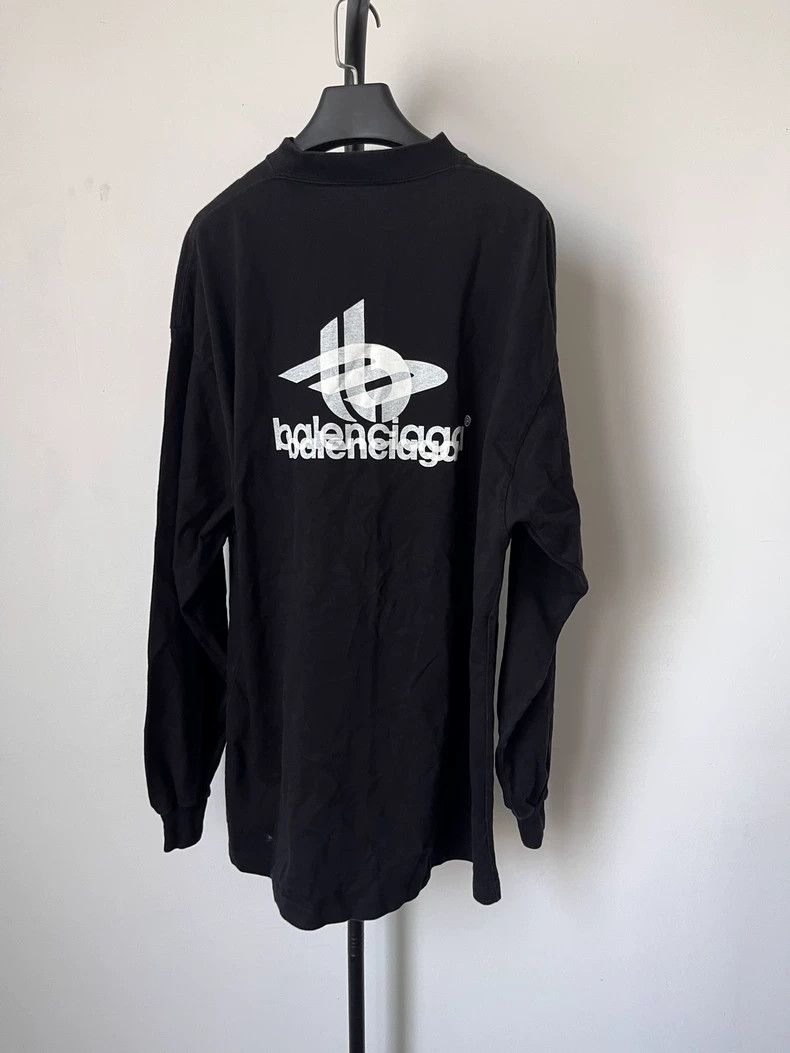 Balenciaga Balenciaga Phantom Overlap Logo Sweatshirt - dmc Size US M / EU 48-50 / 2 - 2 Thumbnail