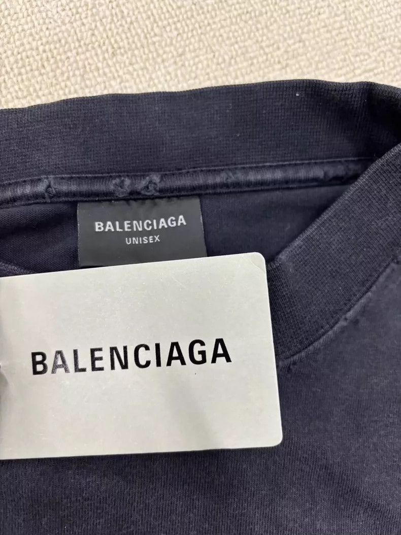 Balenciaga Balenciaga 23FW Scissors Wheat Ear Print Crew Neck Short Sleeve T-shirt - dmc Size US XL / EU 56 / 4 - 4 Thumbnail