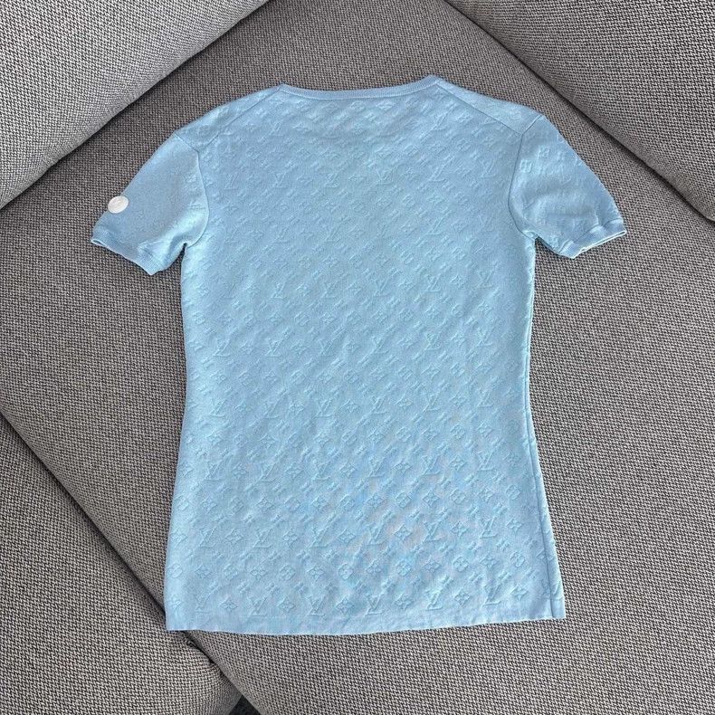 Louis Vuitton Louis Vuitton SS24 Logo Knit Short Sleeve Top - dmc Size US S / EU 44-46 / 1 - 2 Thumbnail