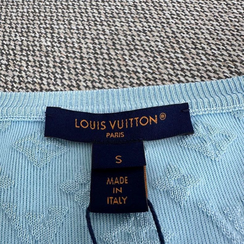 Louis Vuitton Louis Vuitton SS24 Logo Knit Short Sleeve Top - dmc Size US S / EU 44-46 / 1 - 3 Thumbnail