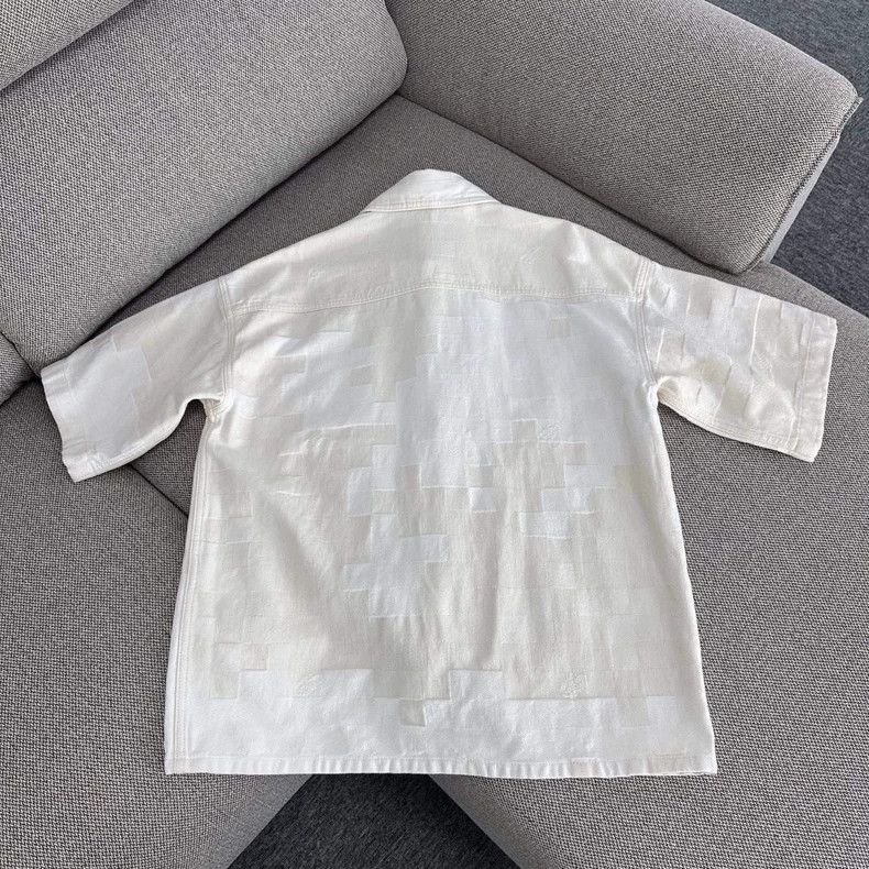 Louis Vuitton Louis Vuitton SS24 Beige Check Embroidered Shirt - dmc Size US S / EU 44-46 / 1 - 2 Thumbnail