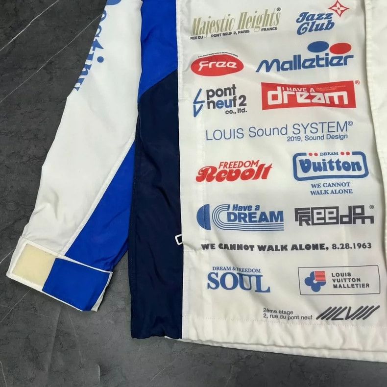 Louis Vuitton Louis Vuitton Racing Zip Jacket White - dmc Size US XL / EU 56 / 4 - 3 Thumbnail