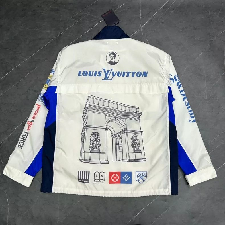 Louis Vuitton Louis Vuitton Racing Zip Jacket White - dmc Size US XL / EU 56 / 4 - 2 Thumbnail