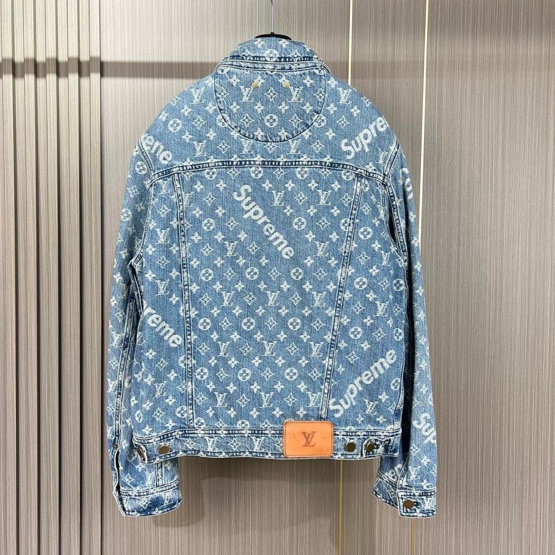 Louis Vuitton Louis Vuitton Supreme Denim Jacket - dmc Size US M / EU 48-50 / 2 - 2 Thumbnail