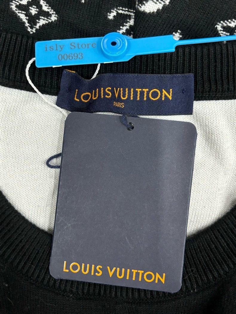 Louis Vuitton Louis Vuitton Gradient Logo Crewneck Sweater - dmc Size US XXL / EU 58 / 5 - 4 Thumbnail