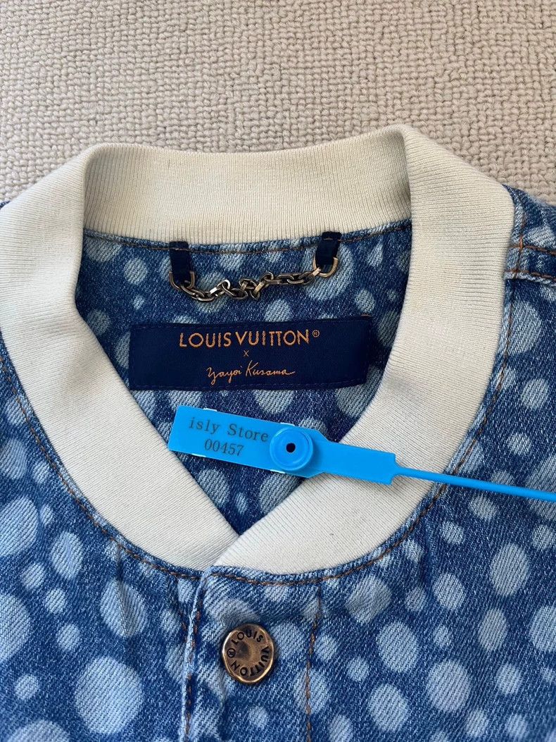 Louis Vuitton Louis Vuitton Kusama Dot Denim Shirt - dmc Size US S / EU 44-46 / 1 - 3 Thumbnail