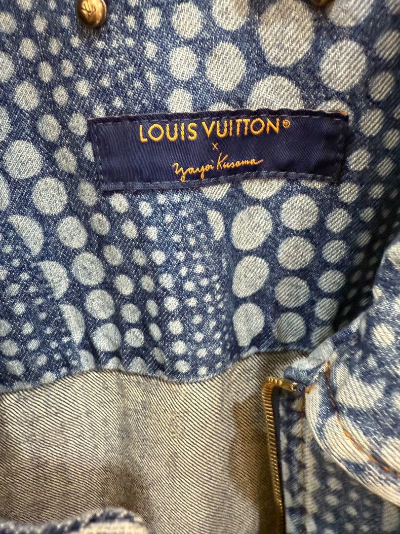 Louis Vuitton Louis Vuitton x Kusama Denim Jacket - dmc Size US XL / EU 56 / 4 - 5 Thumbnail