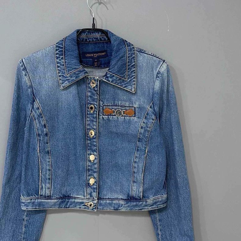 Louis Vuitton Louis Vuitton Metal Logo Denim Jacket - dmc Size US L / EU 52-54 / 3 - 2 Thumbnail