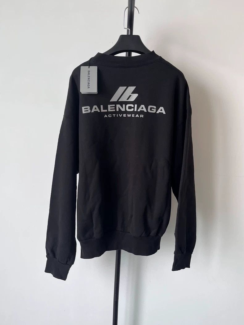 Balenciaga Balenciaga Reflective Logo Crewneck Sweatshirt - dmc Size US M / EU 48-50 / 2 - 2 Thumbnail