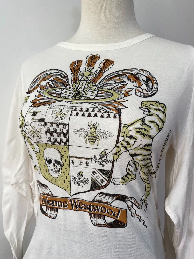 Vivienne Westwood Vivienne Westwood Vintage Saturn Sleeve T-shirt - dmc Size US M / EU 48-50 / 2 - 2 Thumbnail