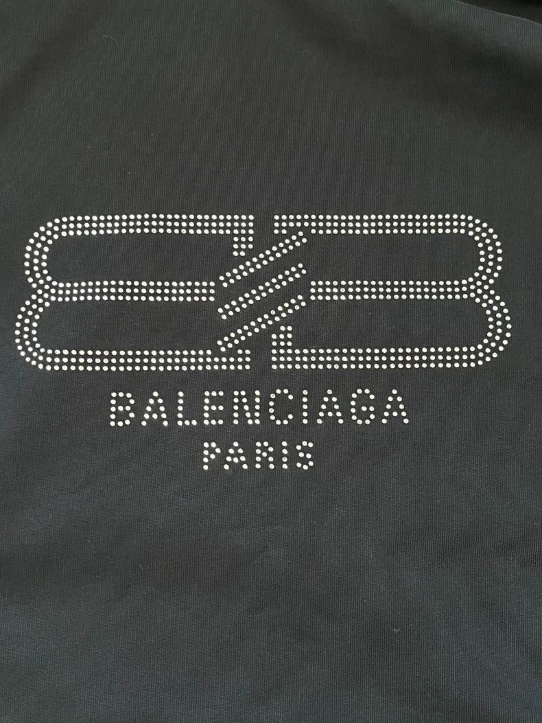 Balenciaga Balenciaga 24ss Crystal Hooded Sweatshirt - dmc Size US M / EU 48-50 / 2 - 3 Thumbnail