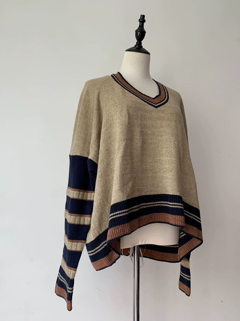 Vivienne Westwood Vivienne Westwood Vintage College Knit Sweater - dmc Size US M / EU 48-50 / 2 - 6 Thumbnail