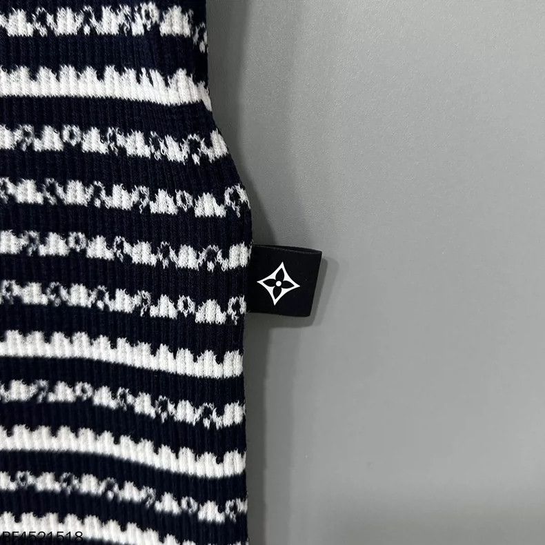 Louis Vuitton Louis Vuitton Striped Knit Short Sleeve Top - dmc Size US XS / EU 42 / 0 - 6 Thumbnail