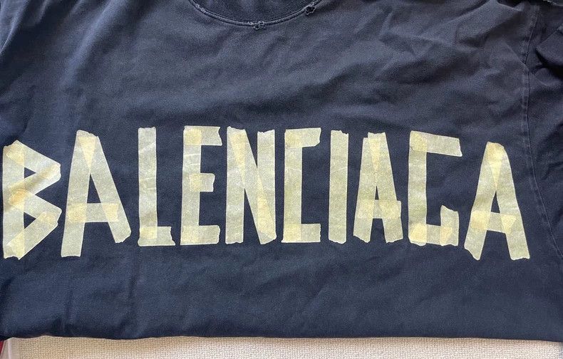 Balenciaga Balenciaga Logo Print Short Sleeve T-shirt - dmc Size US S / EU 44-46 / 1 - 3 Thumbnail