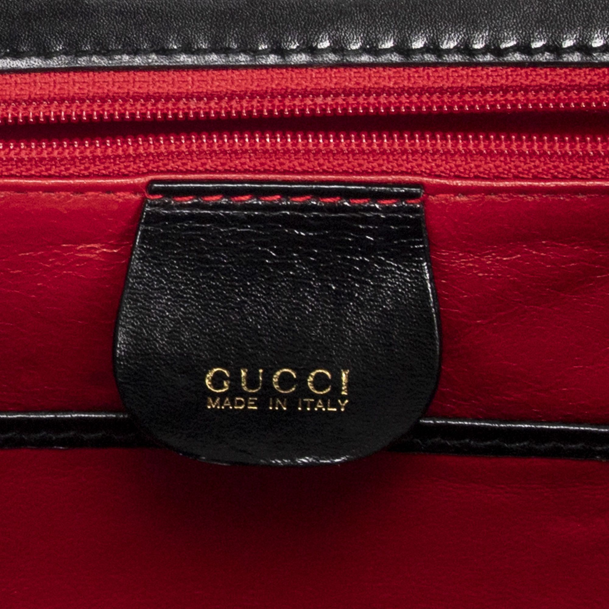 Gucci Vintage Small Bamboo Top Handle Flap Size ONE SIZE - 11 Thumbnail