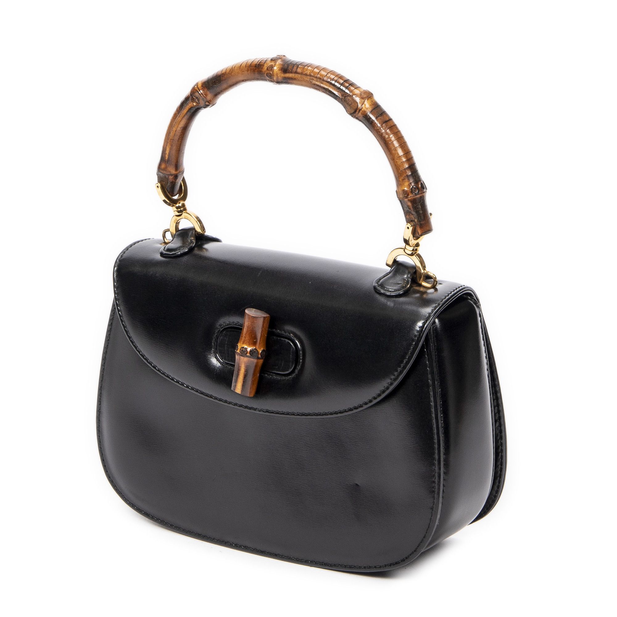 Gucci Vintage Small Bamboo Top Handle Flap Size ONE SIZE - 2 Thumbnail