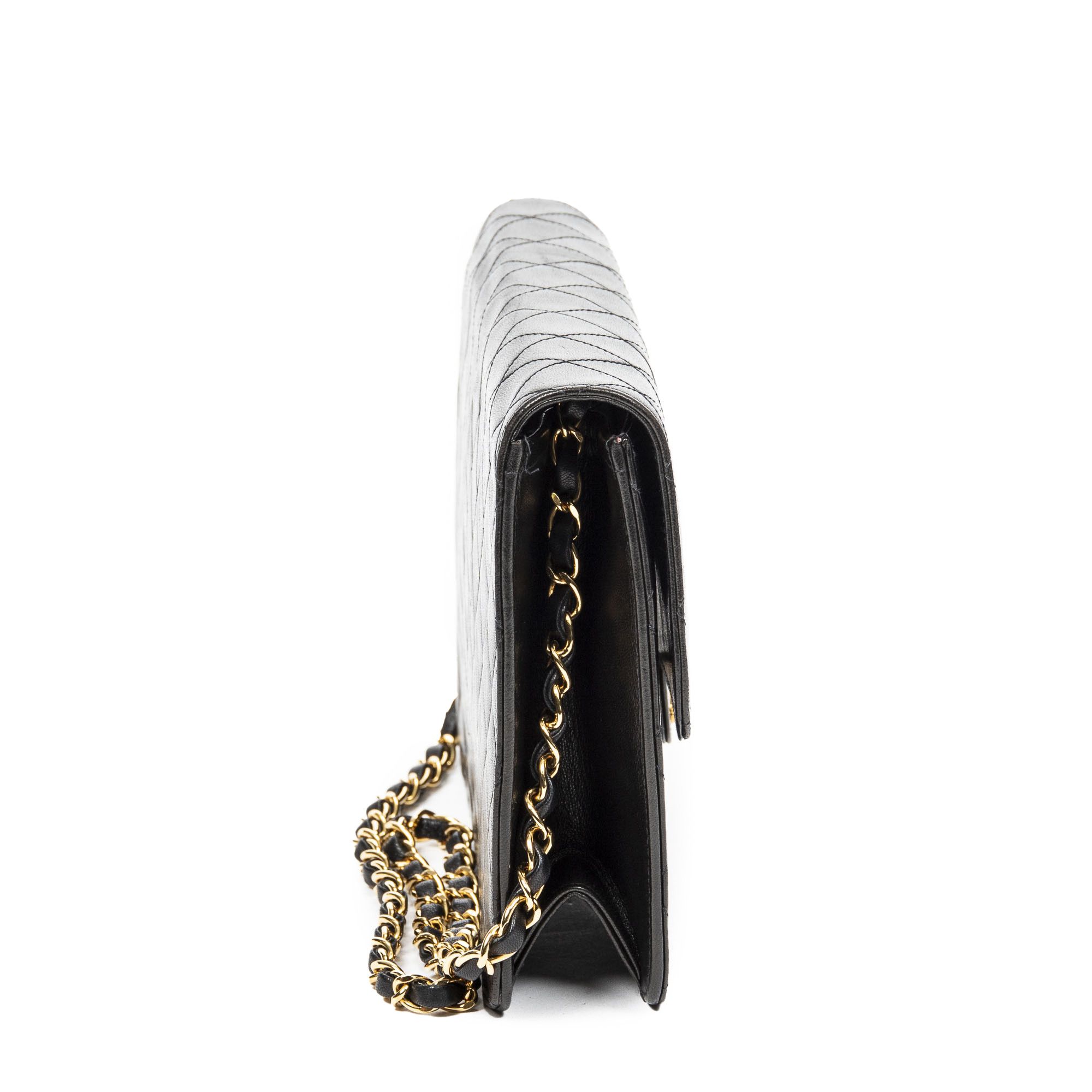 Chanel Vintage Push Lock Straight Flap Size ONE SIZE - 4 Thumbnail