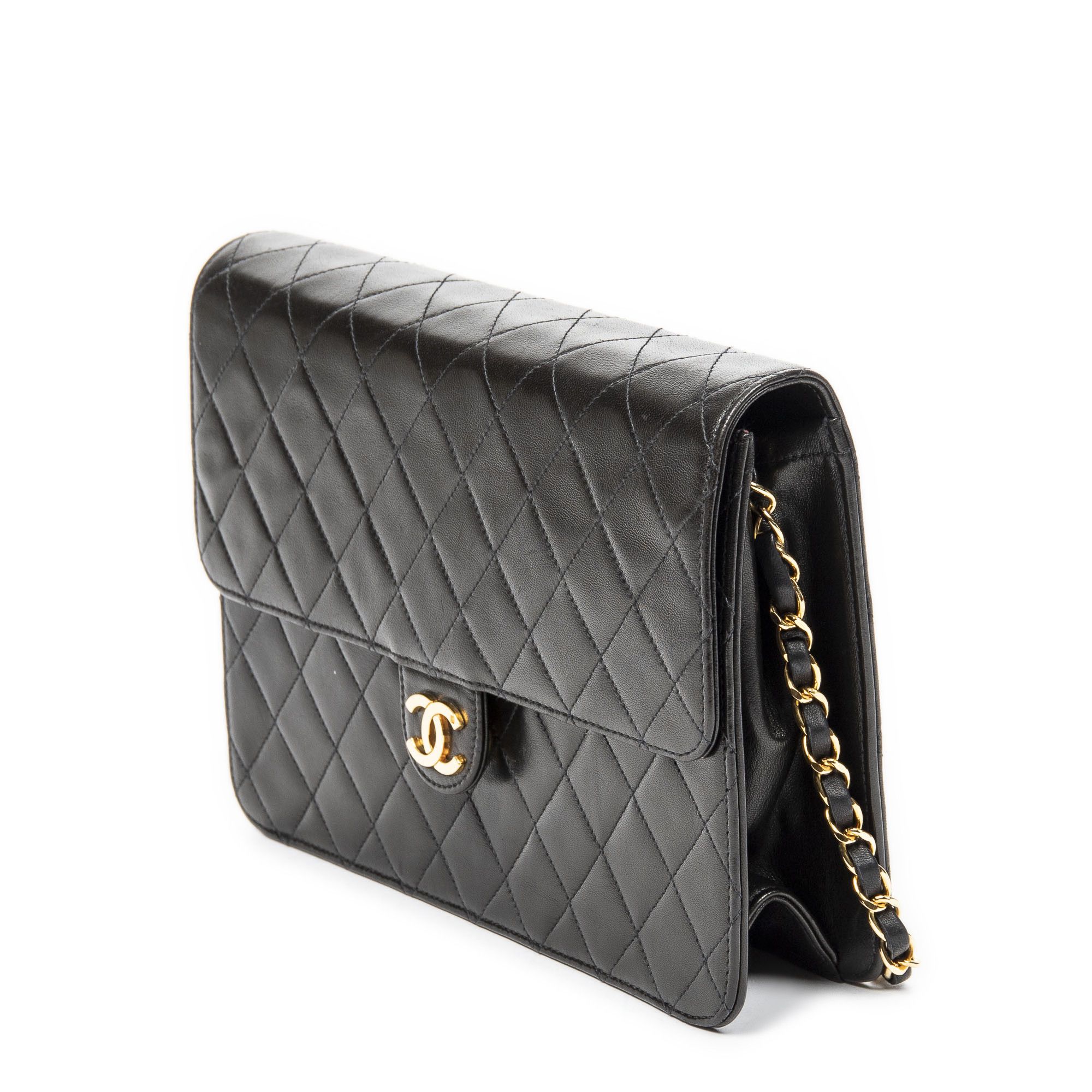 Chanel Vintage Push Lock Straight Flap Size ONE SIZE - 2 Thumbnail