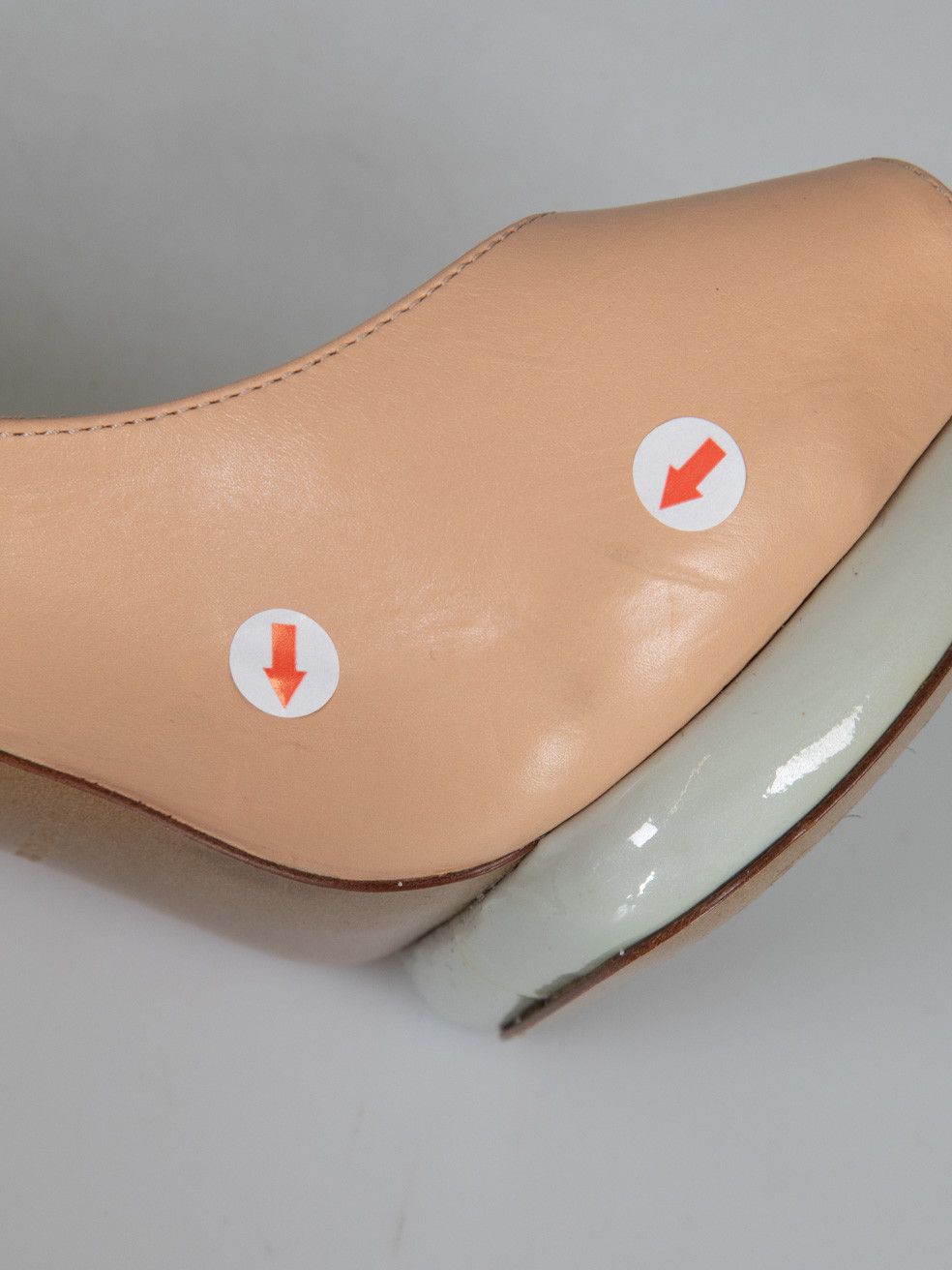 Nicholas Kirkwood Beige Peep Toe Leather Heels Size US 6.5 / IT 36.5 - 11 Thumbnail