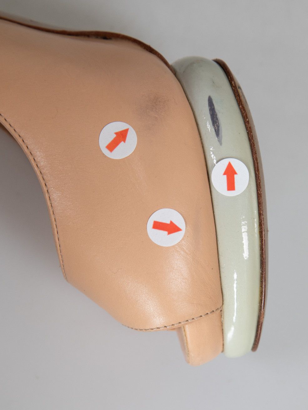 Nicholas Kirkwood Beige Peep Toe Leather Heels Size US 6.5 / IT 36.5 - 10 Thumbnail