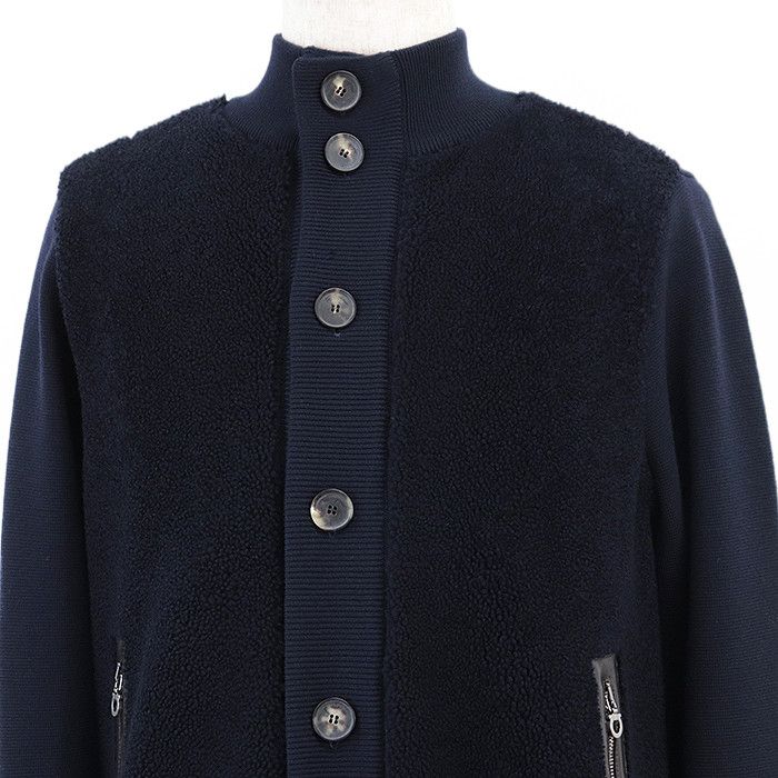 Salvatore Ferragamo Salvatore Ferragamo Salvatore Ferragamo Wool Lamb Leather Jacket Leather Outerwear Size ONE SIZE - 2 Thumbnail