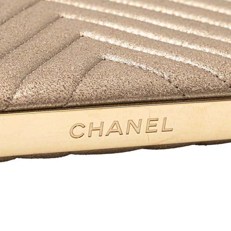 Chanel Chanel Chanel V Stitch Coco Mark Leather Chain Shoulder Bag Leather Shoulder Bag Size ONE SIZE - 7 Thumbnail