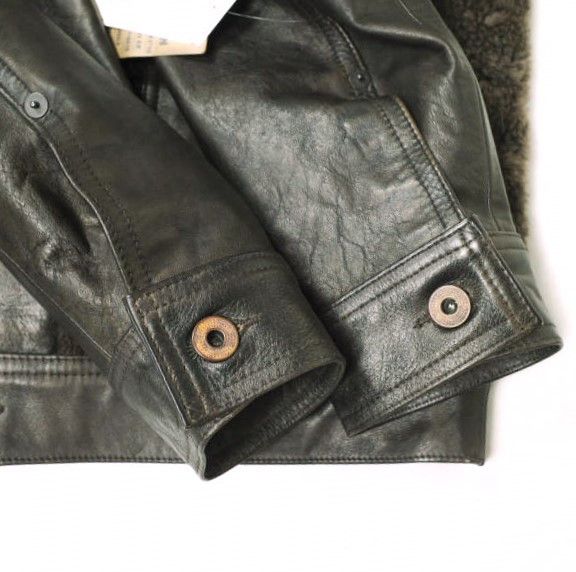 Ralph Lauren Ralph Lauren RRL GRIZZLY JACKET Leather Jacket Leather Outerwear MNRROTW16020148 DUTY FREE for USA Size ONE SIZE - 5 Thumbnail