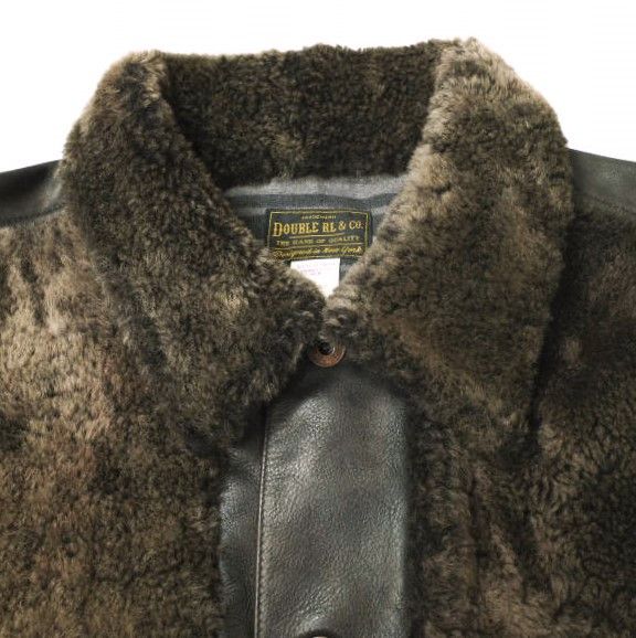 Ralph Lauren Ralph Lauren RRL GRIZZLY JACKET Leather Jacket Leather Outerwear MNRROTW16020148 DUTY FREE for USA Size ONE SIZE - 4 Thumbnail