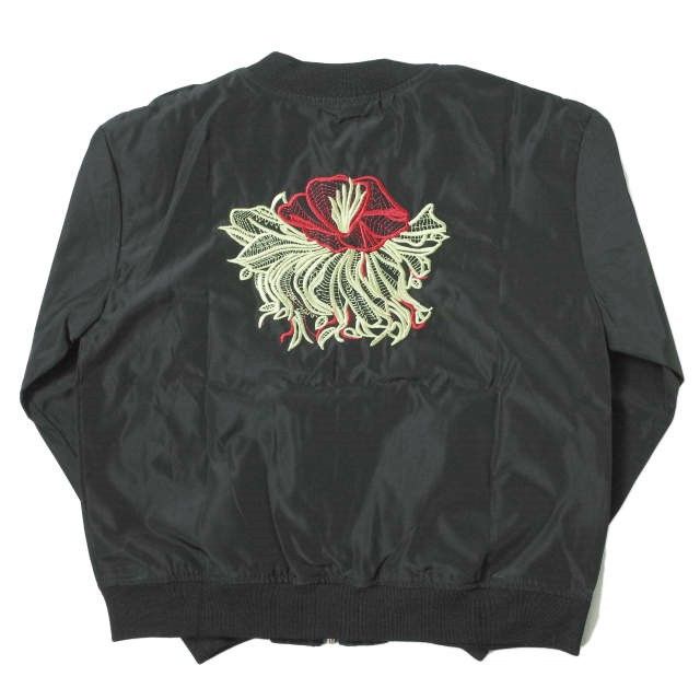 Other Other Embroidered Nylon Flight Jacket Others Outerwear Size ONE SIZE - 2 Thumbnail