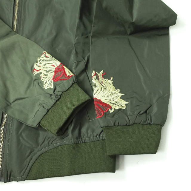 Other Other Embroidered Nylon Flight Jacket Others Outerwear Size ONE SIZE - 7 Thumbnail