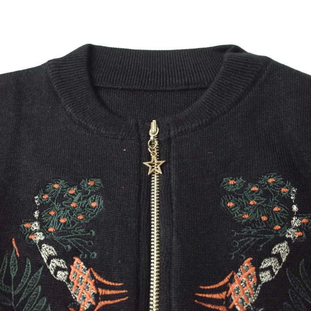 Other Other Embroidered Knit Jacket Others Outerwear Size ONE SIZE - 3 Thumbnail