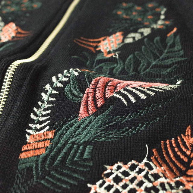Other Other Embroidered Knit Jacket Others Outerwear Size ONE SIZE - 4 Thumbnail