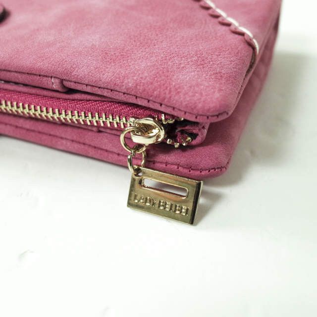 Other Other Nubuck Leather Long Wallet Synthetic Leather Long Wallet Others Long Wallet Size ONE SIZE - 5 Thumbnail