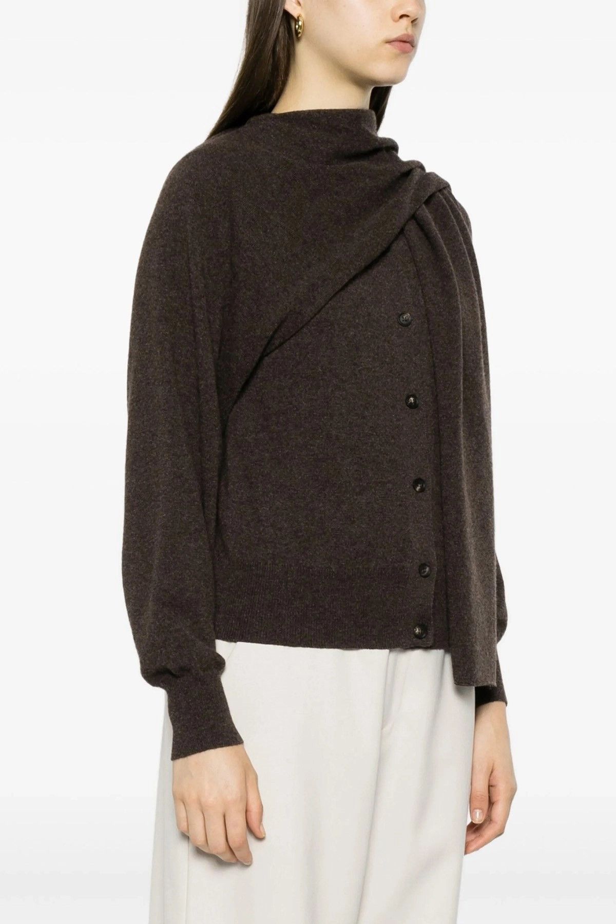 Salvatore Ferragamo Scarf cardigan Size M / US 6-8 / IT 42-44 - 2 Thumbnail