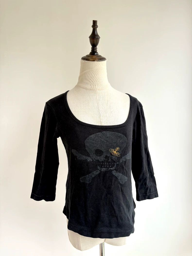 Vivienne Westwood Vivienne Westwood Black Skull Saturn Top - dmc Size US M / EU 48-50 / 2 - 2 Thumbnail