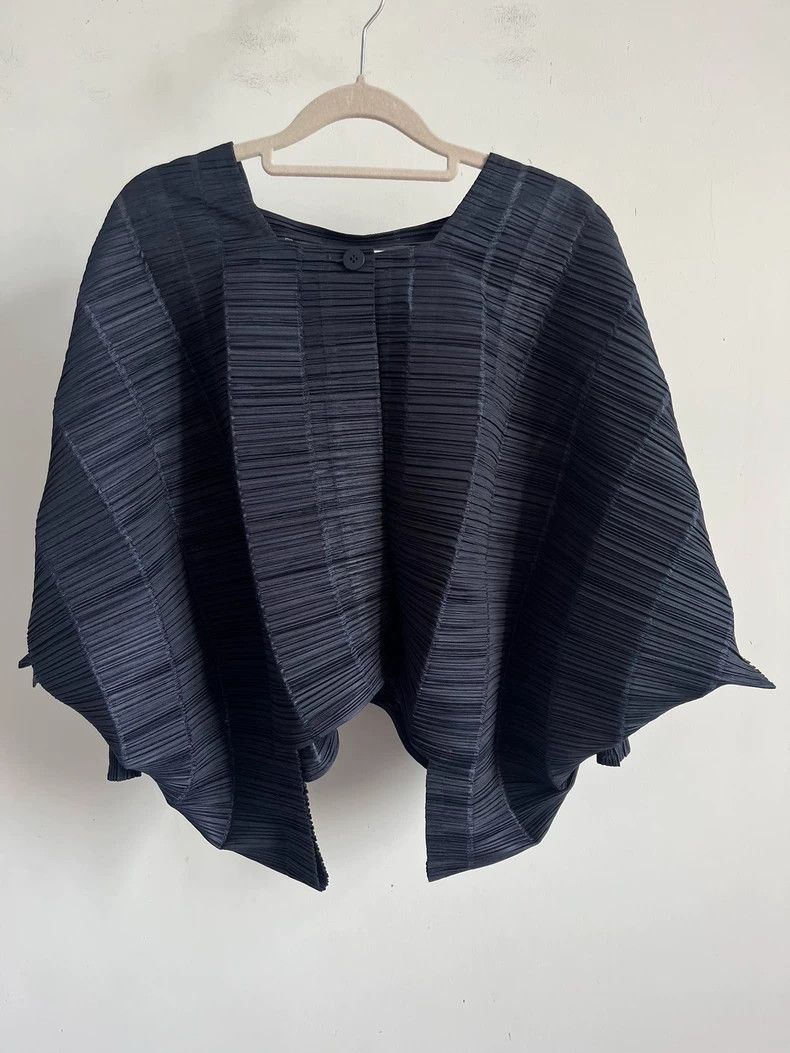Issey Miyake Issey Miyake JO504 Pleated Top - dmc Size US M / EU 48-50 / 2 - 2 Thumbnail