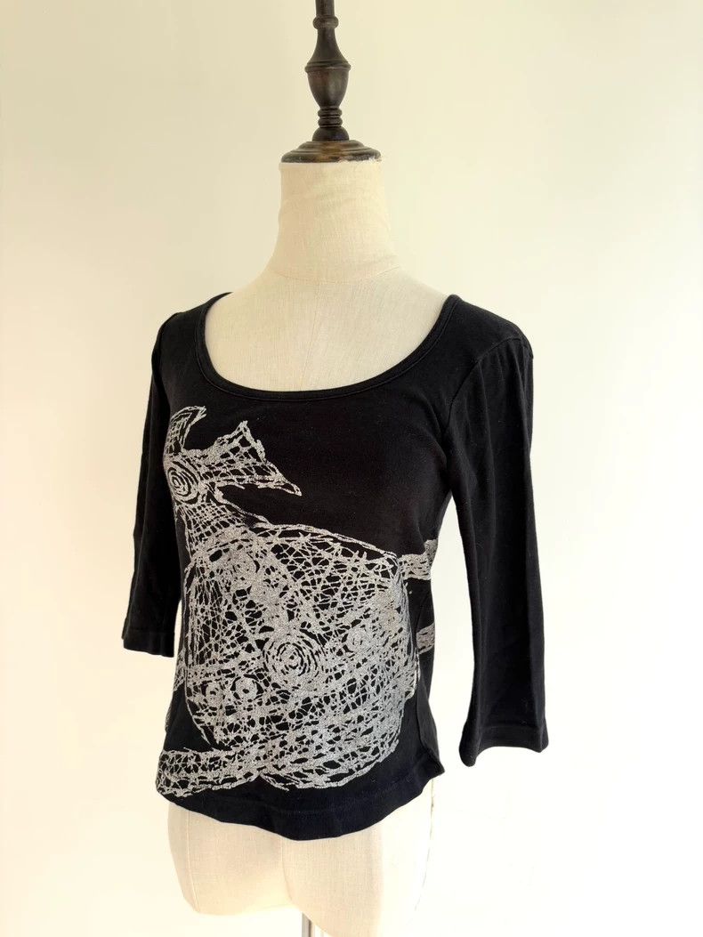 Vivienne Westwood Vivienne Westwood Vintage Saturn Print Top - dmc Size US M / EU 48-50 / 2 - 2 Thumbnail