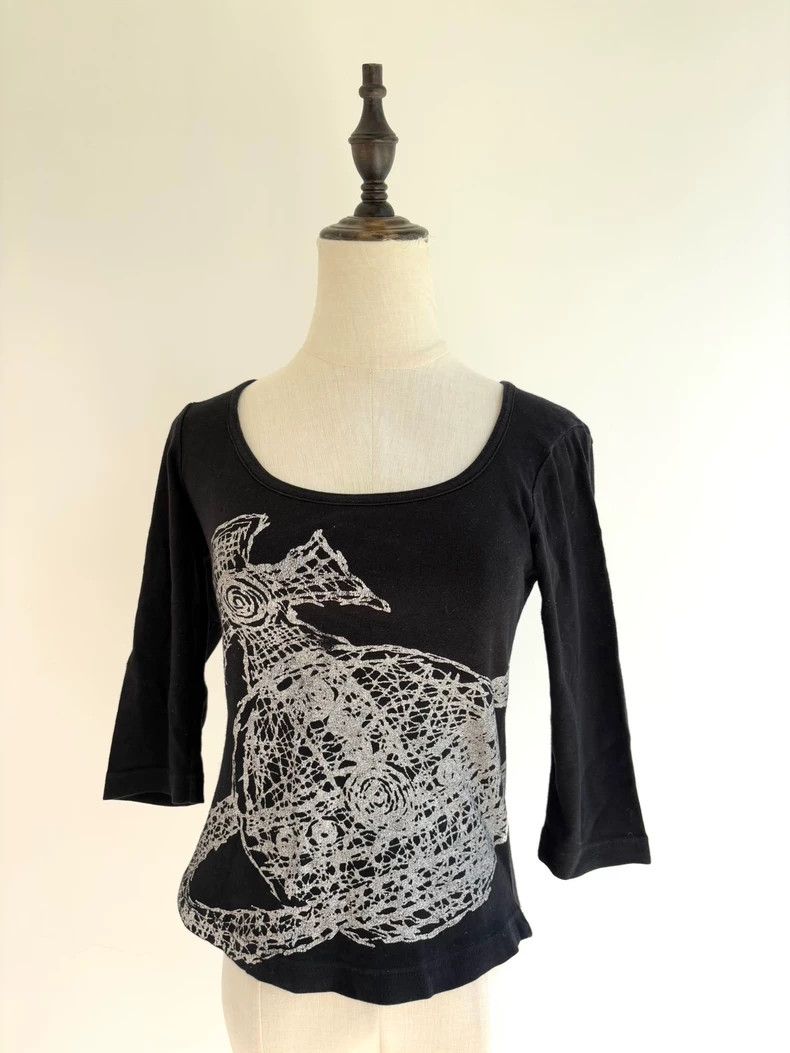 Vivienne Westwood Vivienne Westwood Vintage Saturn Print Top - dmc Size US M / EU 48-50 / 2 - 6 Thumbnail