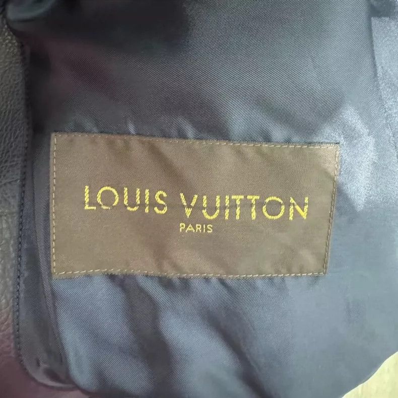 Louis Vuitton Louis Vuitton Logo Print Leather Jacket - dmc Size US L / EU 52-54 / 3 - 5 Thumbnail