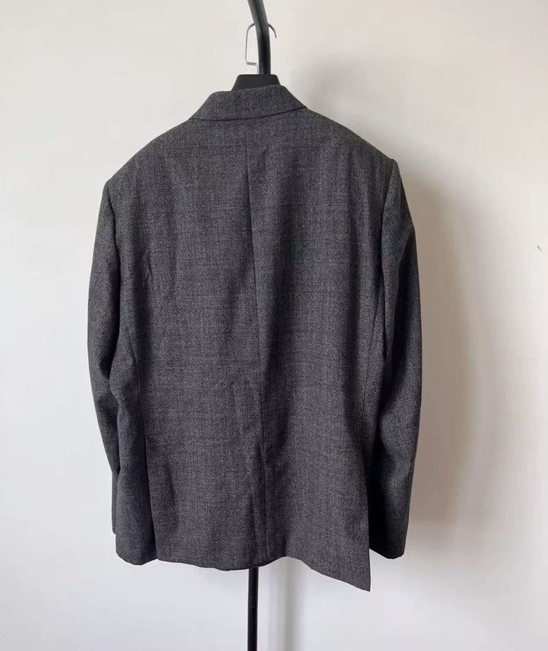 Balenciaga Balenciaga Wool Plaid Button-Up Blazer - dmc Size US L / EU 52-54 / 3 - 2 Thumbnail