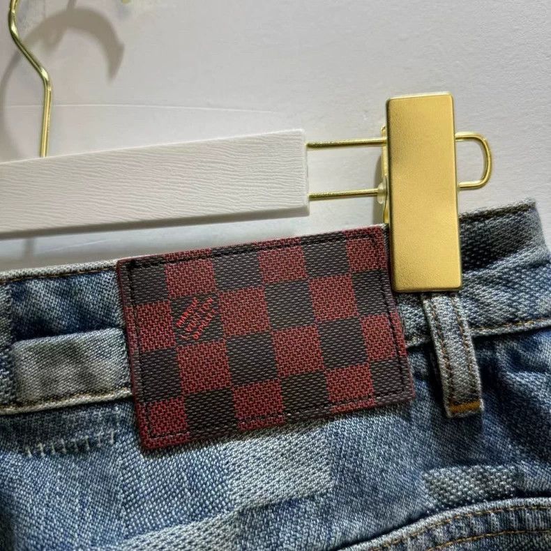 Louis Vuitton LV x Pharrell Checkerboard Denim Jeans - dmc Size US 34 / EU 50 - 5 Thumbnail