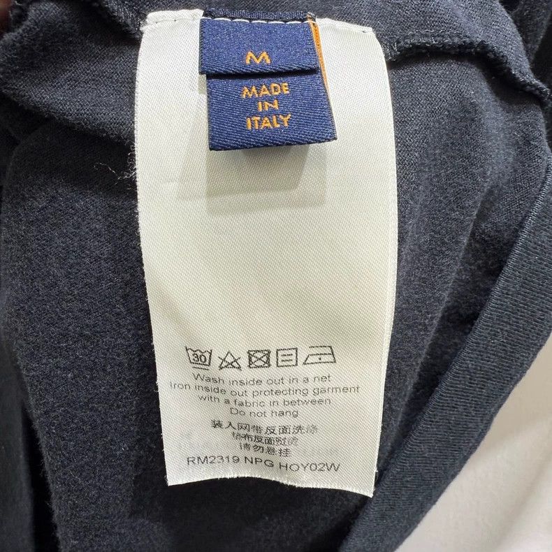 Louis Vuitton Louis Vuitton Dissolved Embroidery Logo Tee - dmc Size US M / EU 48-50 / 2 - 4 Thumbnail
