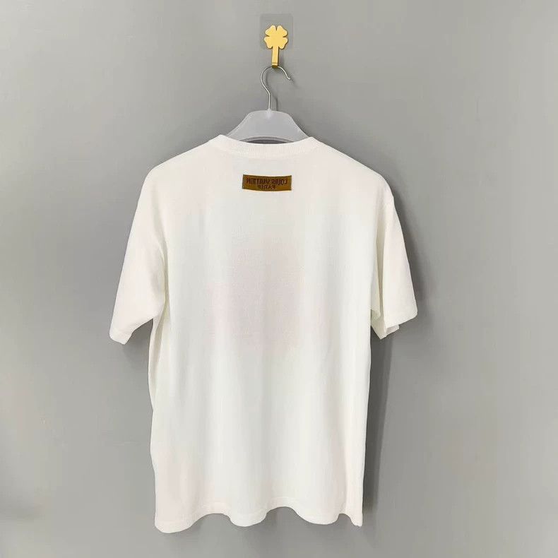 Louis Vuitton Louis Vuitton Knit Short Sleeve Logo Tee - dmc Size US M / EU 48-50 / 2 - 2 Thumbnail