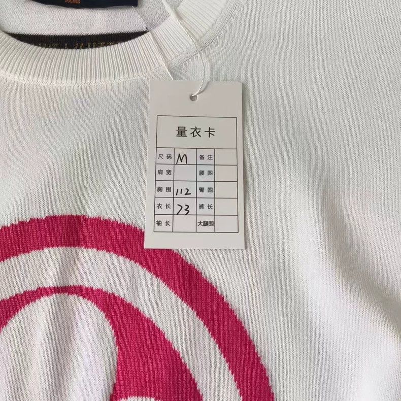 Louis Vuitton Louis Vuitton Knit Short Sleeve Logo Tee - dmc Size US M / EU 48-50 / 2 - 5 Thumbnail