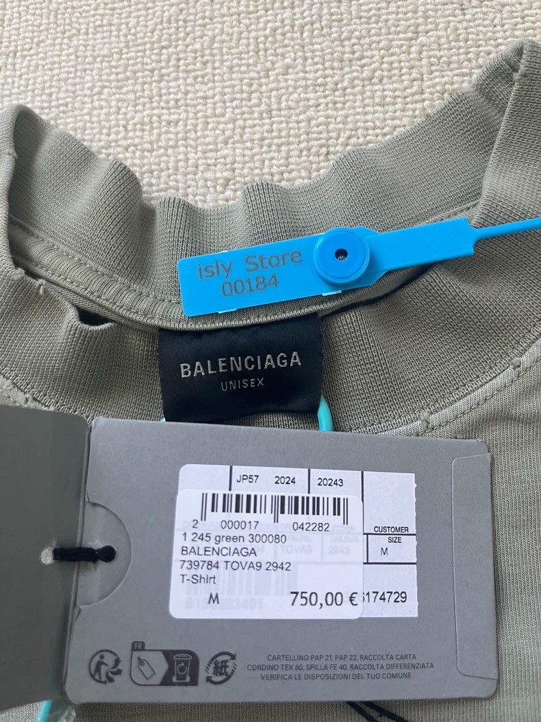 Balenciaga Balenciaga Logo Print Short Sleeve T-shirt - dmc Size US M / EU 48-50 / 2 - 5 Thumbnail