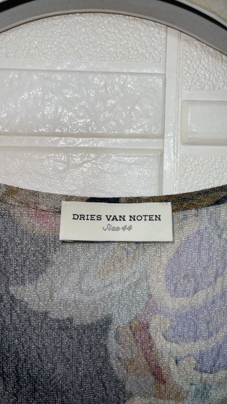 Dries Van Noten Dries Van Noten Silk Short Sleeve Top - dmc Size US XL / EU 56 / 4 - 2 Thumbnail