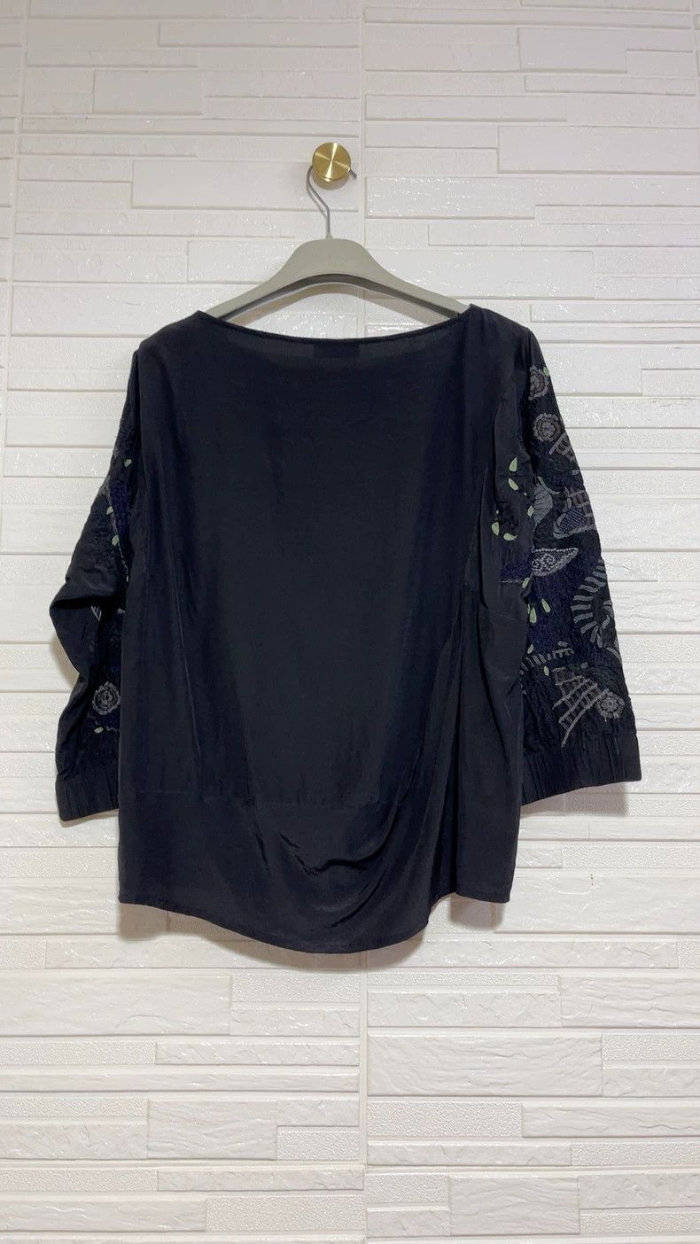 Dries Van Noten Dries Van Noten Silk Embroidered Top - dmc Size US XL / EU 56 / 4 - 5 Thumbnail