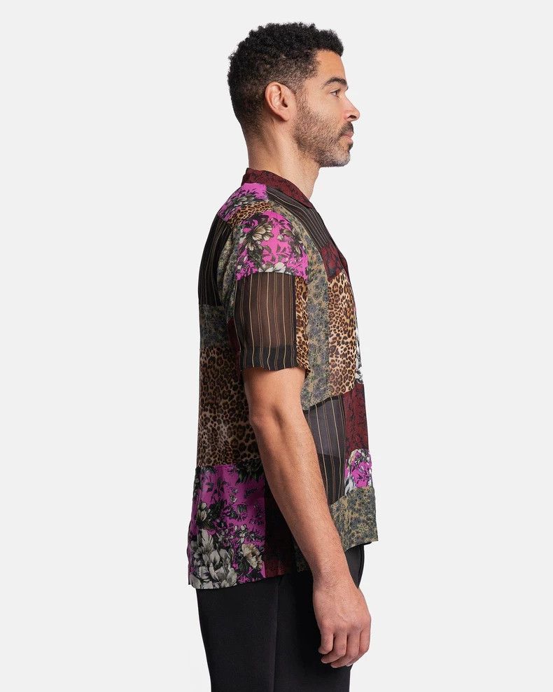 Dries Van Noten Dries Van Noten Floral Patchwork Shirt - dmc Size US M / EU 48-50 / 2 - 2 Thumbnail